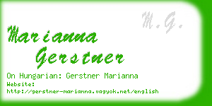 marianna gerstner business card